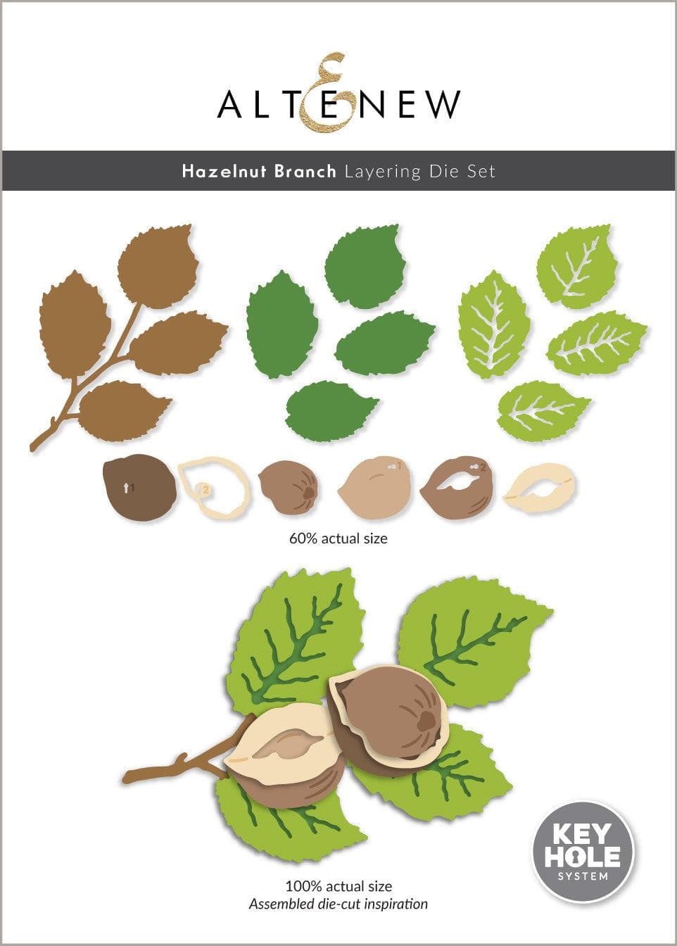 Hazelnut Branch Layering Die Set
