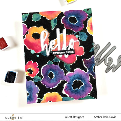 Part A-Glitz Art Craft Co.,LTD Dies Hello and Hugs Die Set