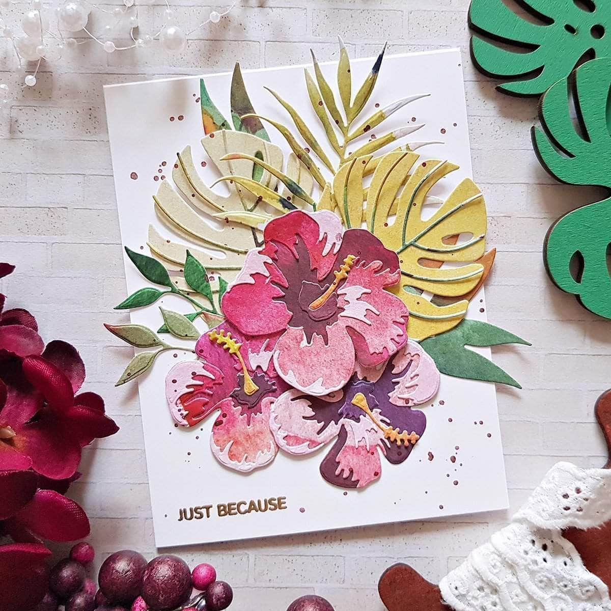 Hibiscus Garden 3D Die Set | Altenew