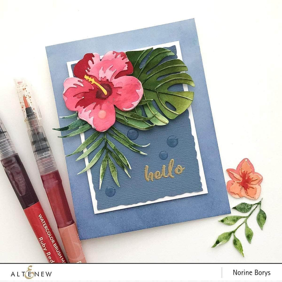 Part A-Glitz Art Craft Co.,LTD Dies Hibiscus Garden 3D Die Set