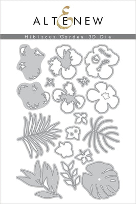 Part A-Glitz Art Craft Co.,LTD Dies Hibiscus Garden 3D Die Set