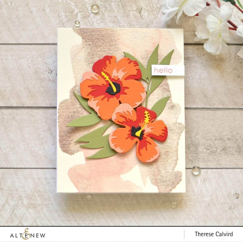 Part A-Glitz Art Craft Co.,LTD Dies Hibiscus Garden 3D Die Set