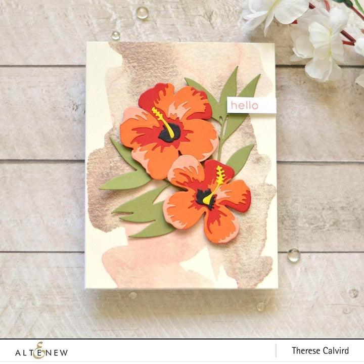 Part A-Glitz Art Craft Co.,LTD Dies Hibiscus Garden 3D Die Set