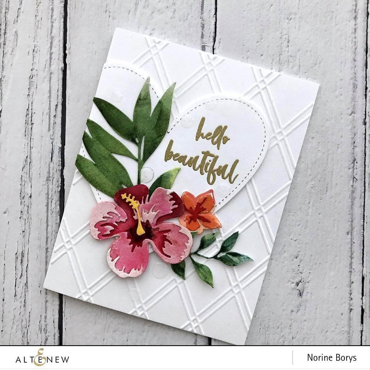 Hibiscus Garden 3D Die Set | Altenew