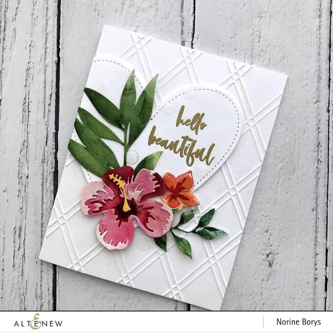 Part A-Glitz Art Craft Co.,LTD Dies Hibiscus Garden 3D Die Set