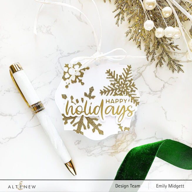 Part A-Glitz Art Craft Co.,LTD Dies Holiday Greetings Die Set