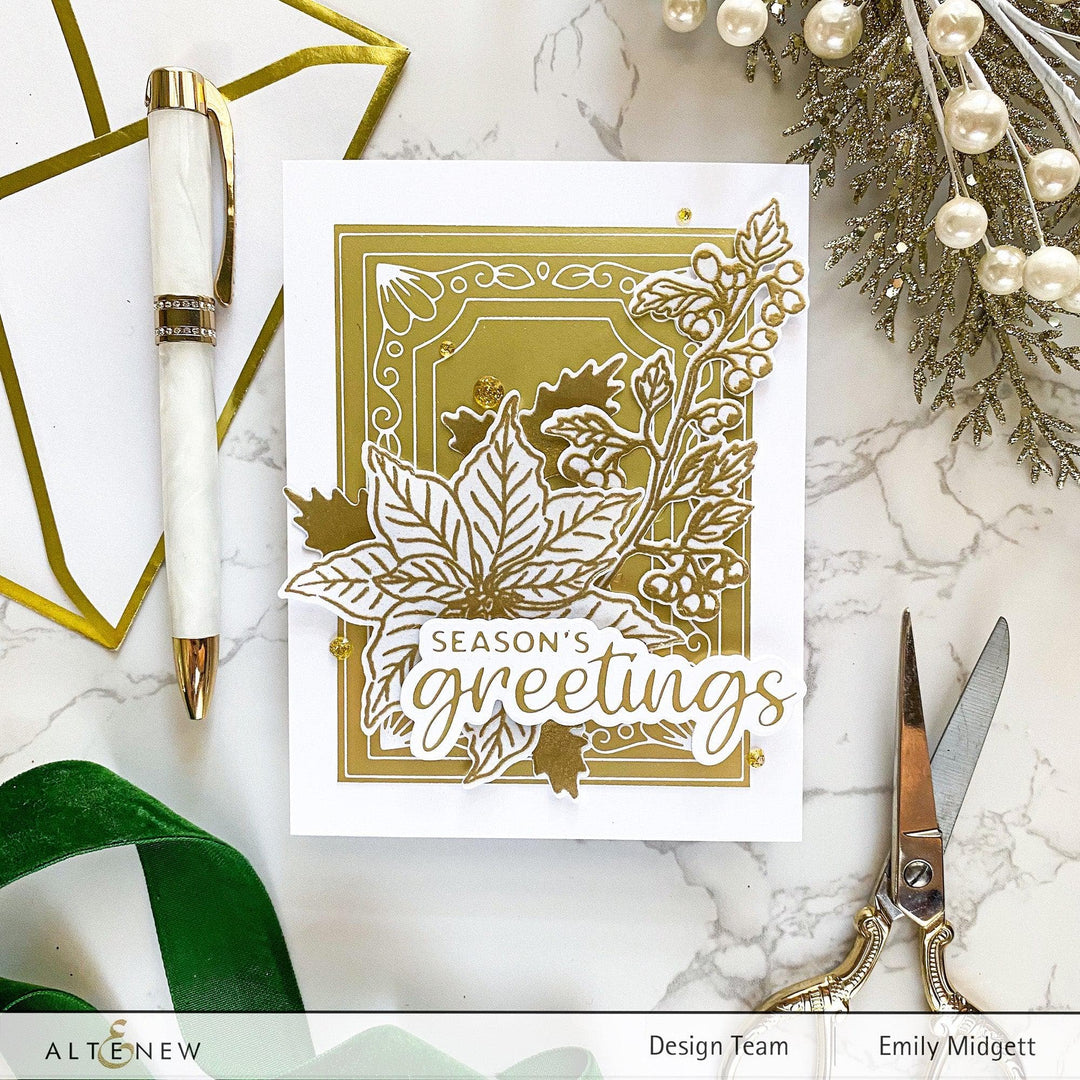 Part A-Glitz Art Craft Co.,LTD Dies Holiday Greetings Die Set