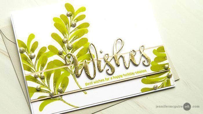 Part A-Glitz Art Craft Co.,LTD Dies Holiday Script Words Die Set