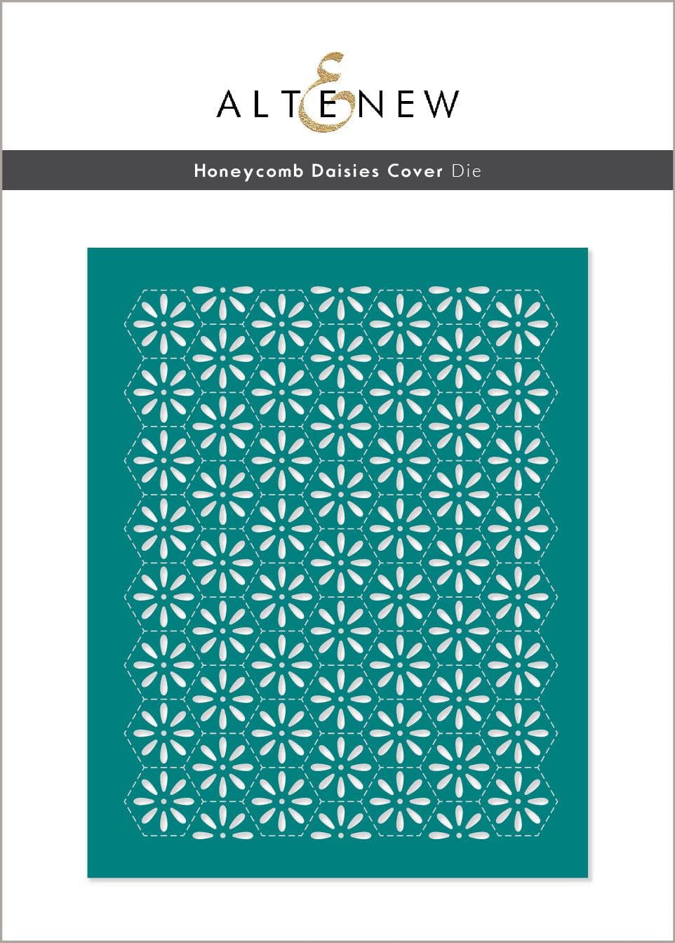 Part A-Glitz Art Craft Co.,LTD Dies Honeycomb Daisies Cover Die