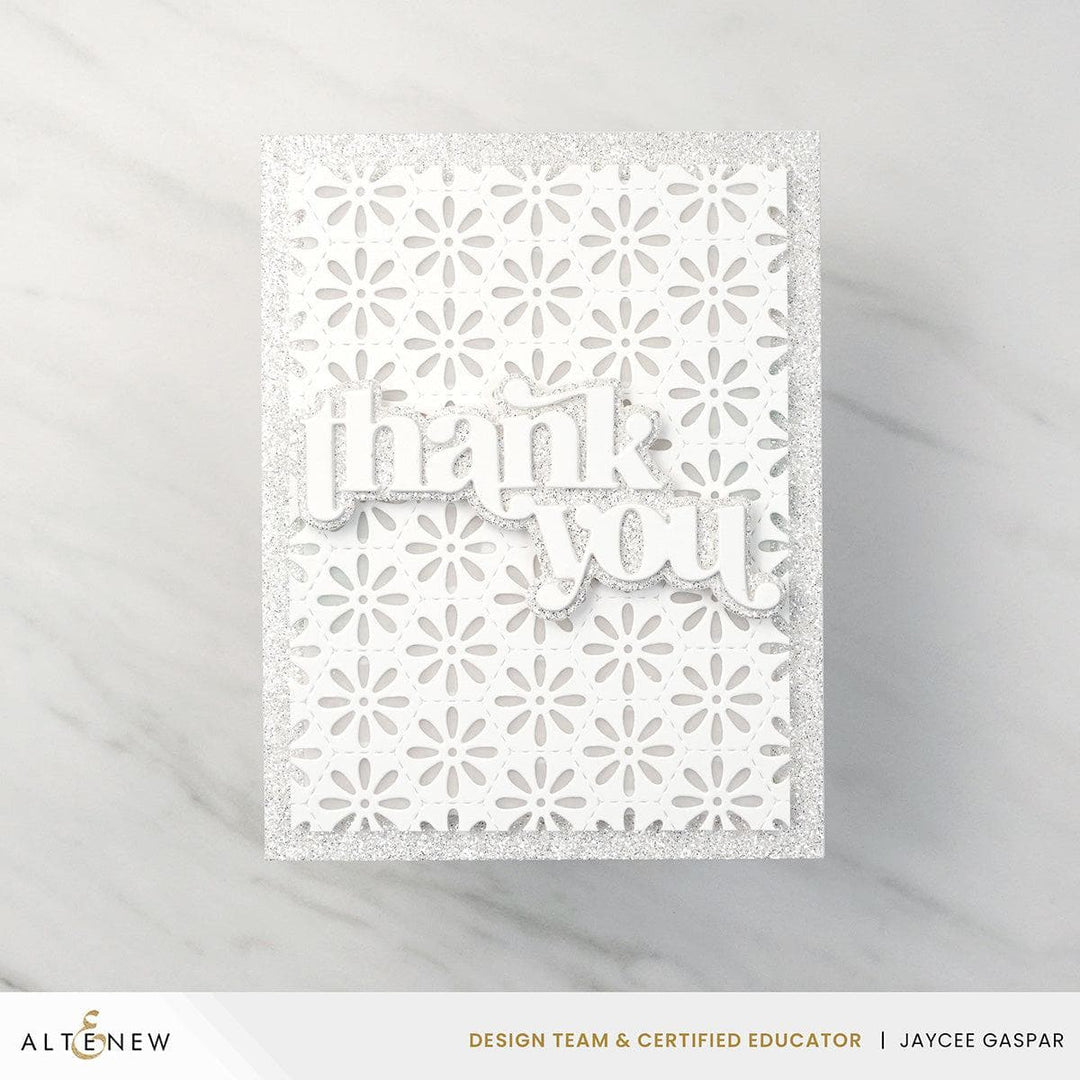 Part A-Glitz Art Craft Co.,LTD Dies Honeycomb Daisies Cover Die