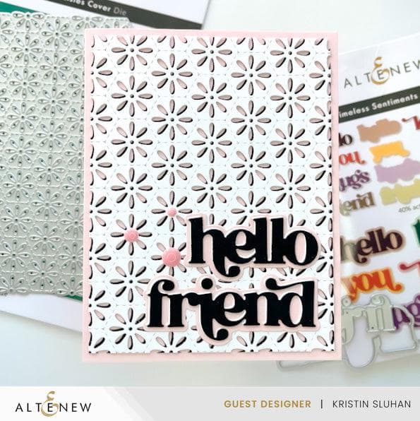 Part A-Glitz Art Craft Co.,LTD Dies Honeycomb Daisies Cover Die