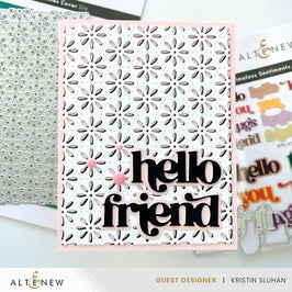 Part A-Glitz Art Craft Co.,LTD Dies Honeycomb Daisies Cover Die