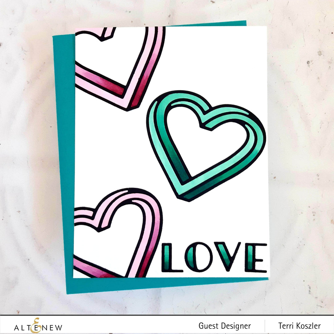 Part A-Glitz Art Craft Co.,LTD Dies Illusion Heart Die Set