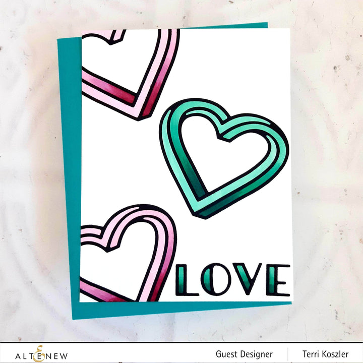 Part A-Glitz Art Craft Co.,LTD Dies Illusion Heart Die Set