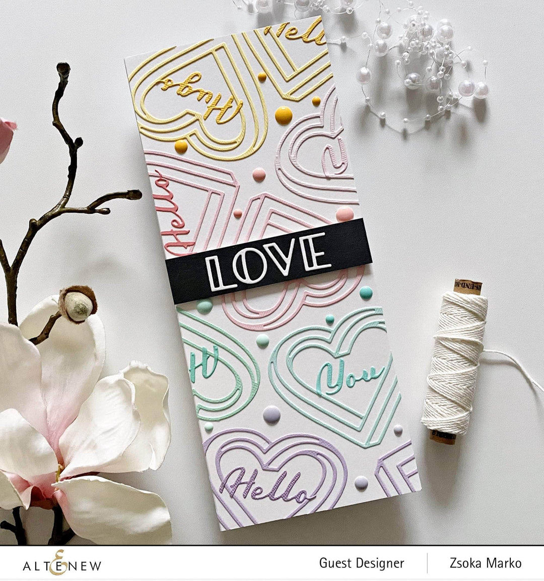 Part A-Glitz Art Craft Co.,LTD Dies Illusion Heart Die Set