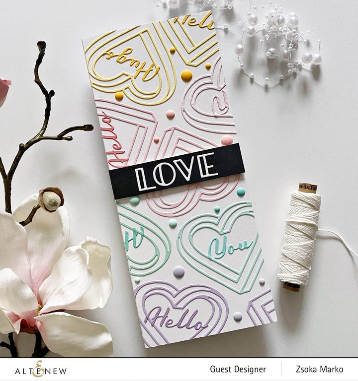 Part A-Glitz Art Craft Co.,LTD Dies Illusion Heart Die Set