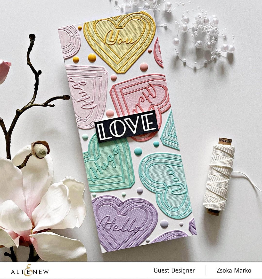 Part A-Glitz Art Craft Co.,LTD Dies Illusion Heart Die Set