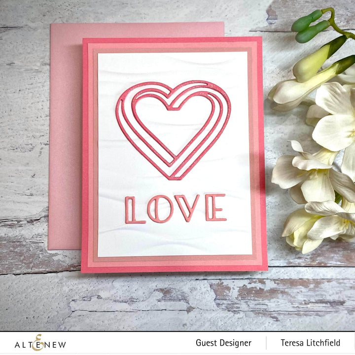 Part A-Glitz Art Craft Co.,LTD Dies Illusion Heart Die Set