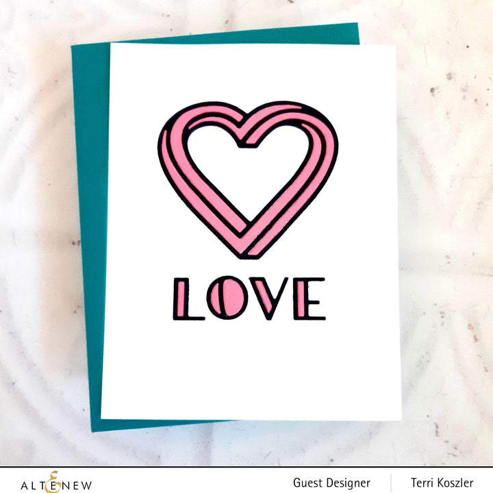 Part A-Glitz Art Craft Co.,LTD Dies Illusion Heart Die Set