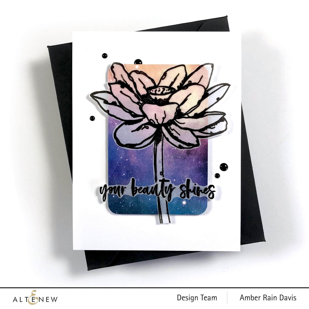 Part A-Glitz Art Craft Co.,LTD Dies Inked Lotus Die Set
