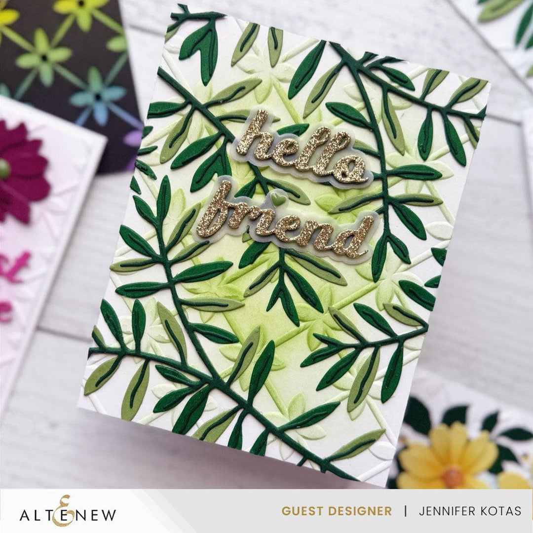 Enterwining Intertwining Leaves Layering Die Set | Altenew