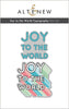Part A-Glitz Art Craft Co.,LTD Dies Joy to the World Typography Die Set