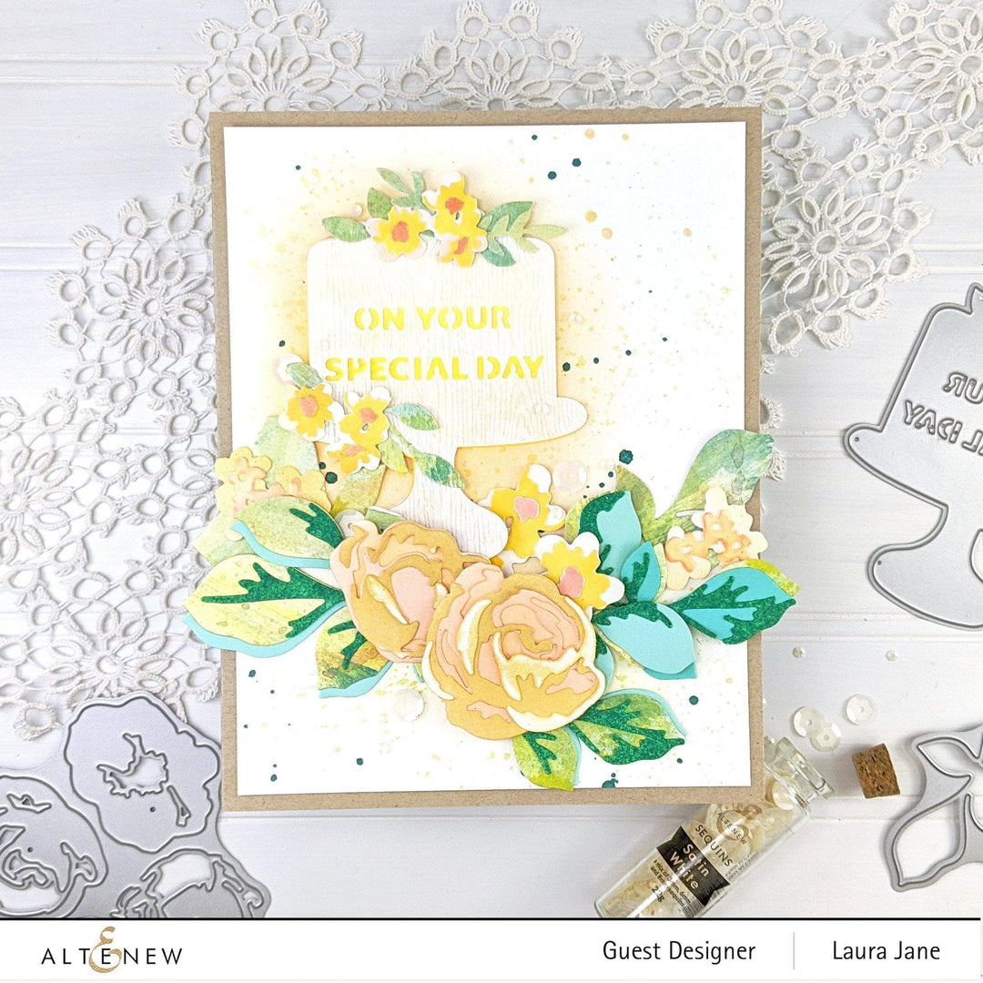 Part A-Glitz Art Craft Co.,LTD Dies Jumbo Garden Picks Layering Die Set