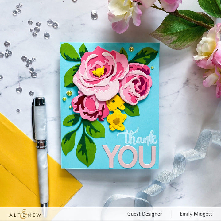 Part A-Glitz Art Craft Co.,LTD Dies Jumbo Garden Picks Layering Die Set