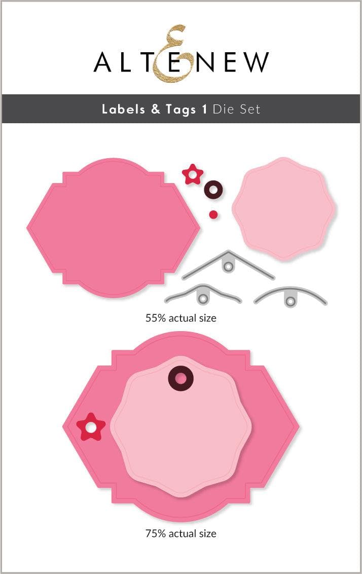 Part A-Glitz Art Craft Co.,LTD Dies Labels & Tags 1 Die Set