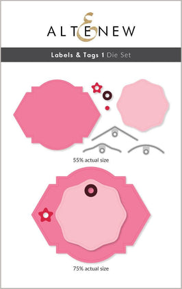 Part A-Glitz Art Craft Co.,LTD Dies Labels & Tags 1 Die Set