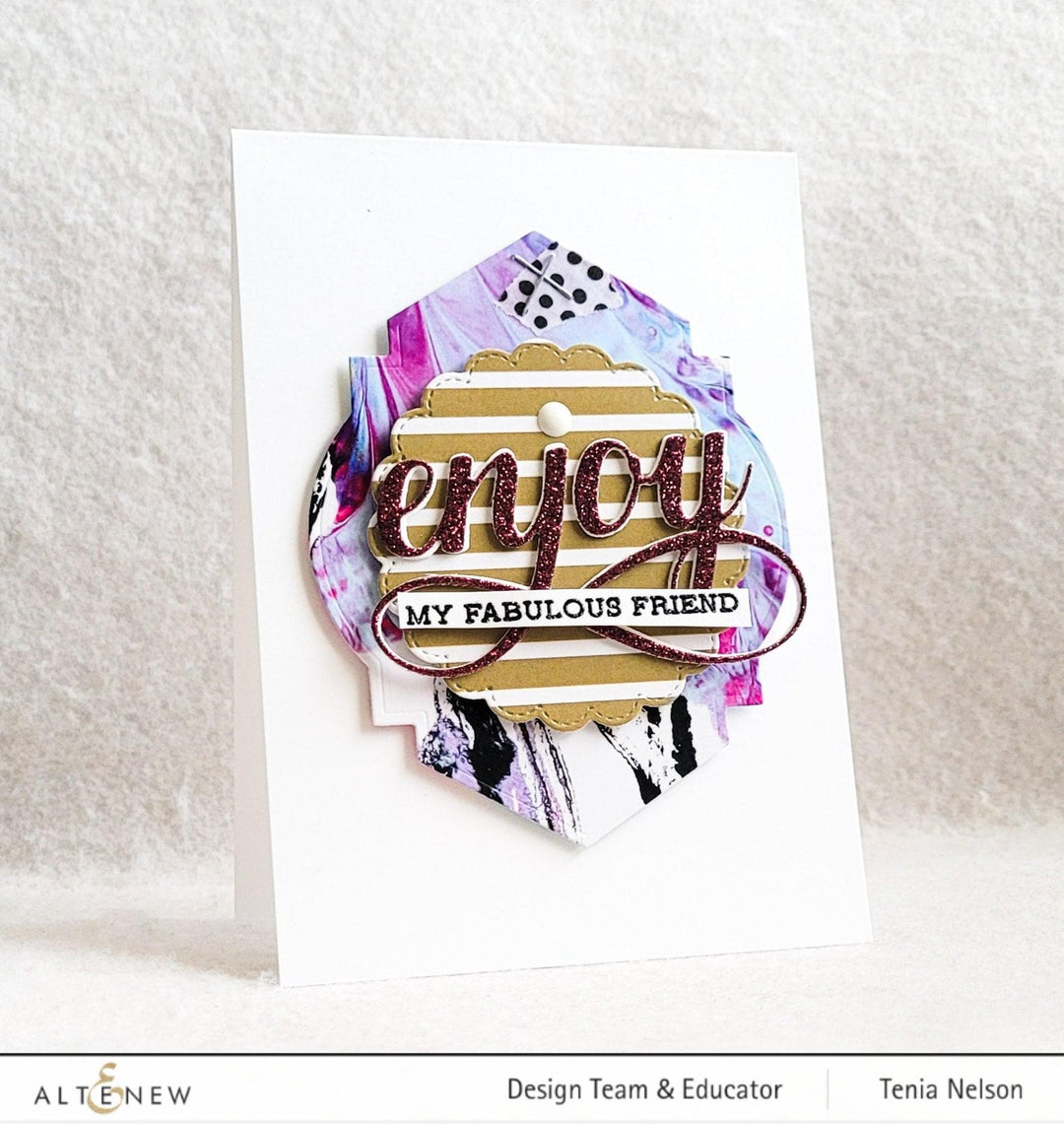 Part A-Glitz Art Craft Co.,LTD Dies Labels & Tags 1 Die Set