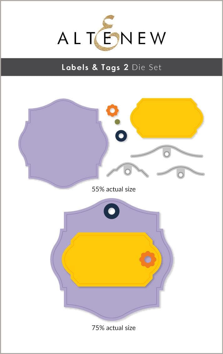 Part A-Glitz Art Craft Co.,LTD Dies Labels & Tags 2 Die Set