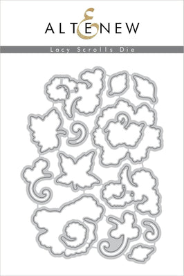 Part A-Glitz Art Craft Co.,LTD Dies Lacy Scrolls Die Set