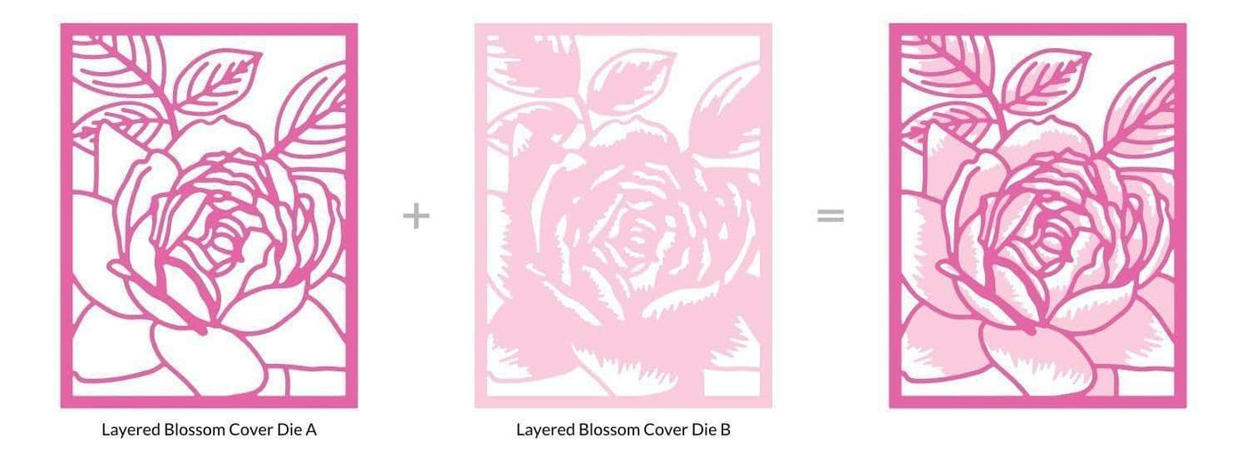 Part A-Glitz Art Craft Co.,LTD Dies Layered Blossom Cover Die B