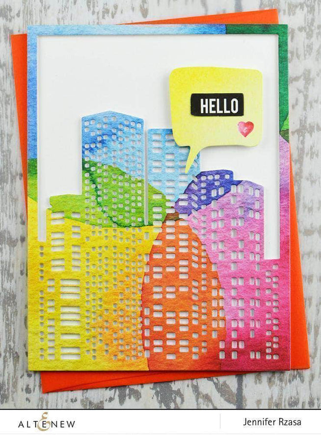 Part A-Glitz Art Craft Co.,LTD Dies Layered Cityscape Cover Die B