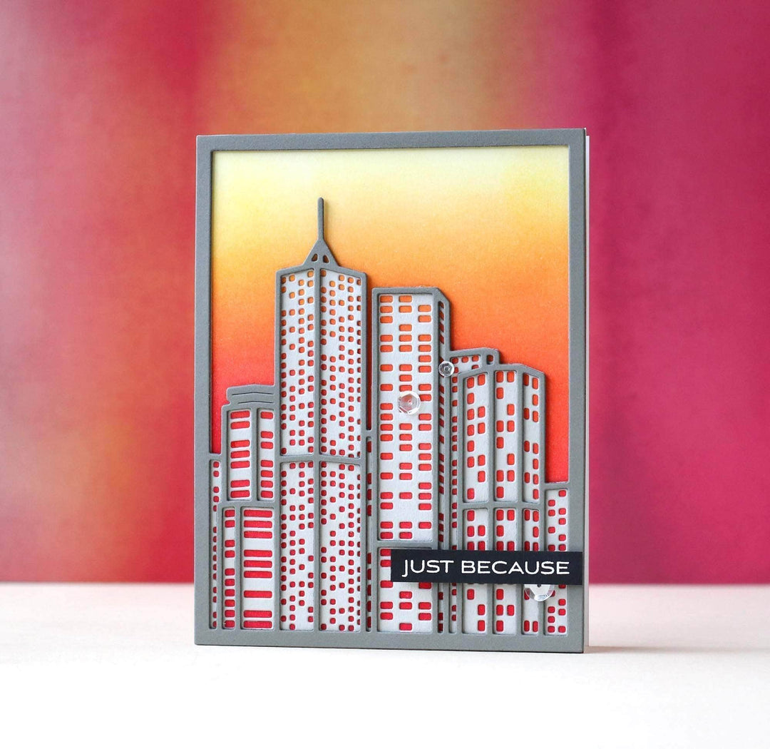 Part A-Glitz Art Craft Co.,LTD Dies Layered Cityscape Cover Die B