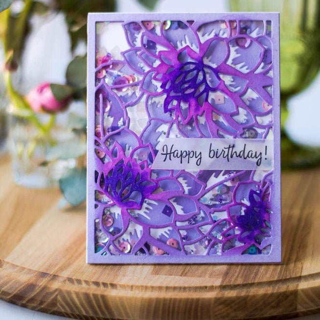 Part A-Glitz Art Craft Co.,LTD Dies Layered Floral Cover Die A