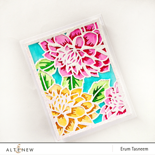 Part A-Glitz Art Craft Co.,LTD Dies Layered Floral Cover Die A
