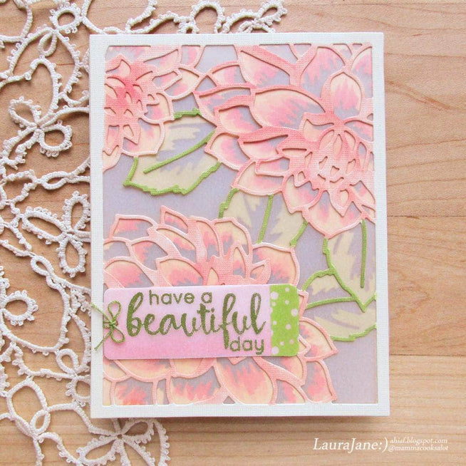 Part A-Glitz Art Craft Co.,LTD Dies Layered Floral Cover Die A