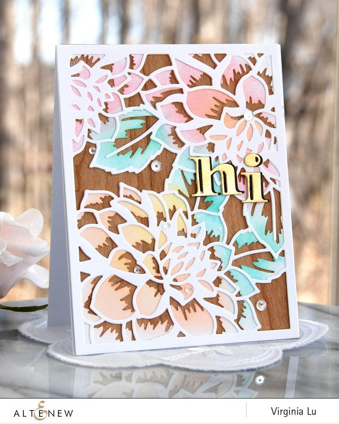 Part A-Glitz Art Craft Co.,LTD Dies Layered Floral Cover Die A