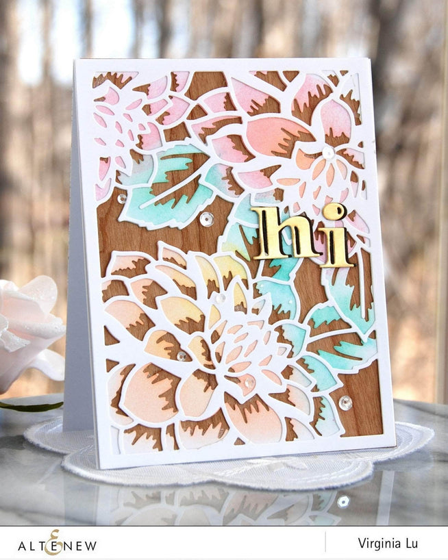Part A-Glitz Art Craft Co.,LTD Dies Layered Floral Cover Die A