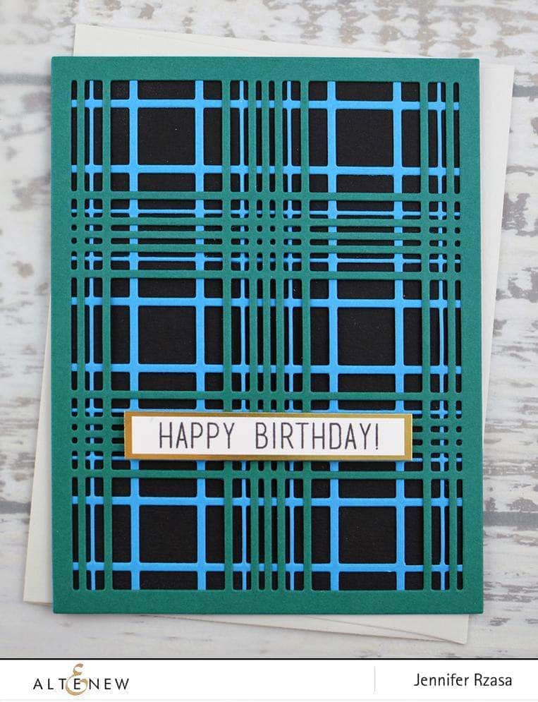 Part A-Glitz Art Craft Co.,LTD Dies Layered Plaid Cover Die A