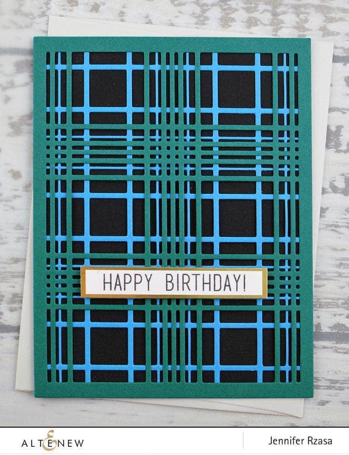 Part A-Glitz Art Craft Co.,LTD Dies Layered Plaid Cover Die A