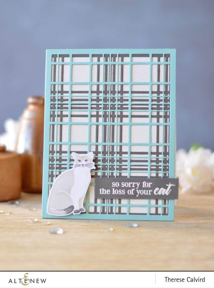 Part A-Glitz Art Craft Co.,LTD Dies Layered Plaid Cover Die A