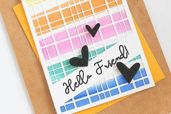 Part A-Glitz Art Craft Co.,LTD Dies Layered Plaid Cover Die A