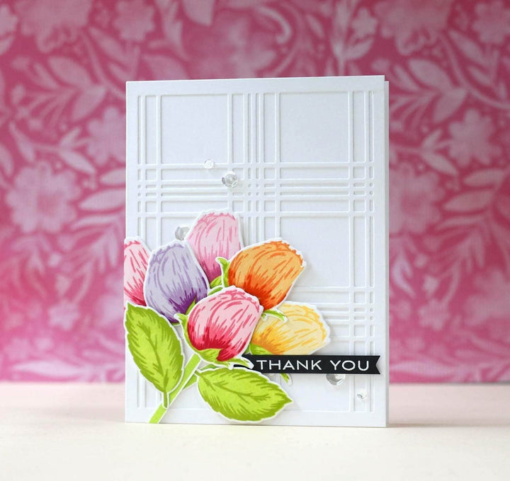 Part A-Glitz Art Craft Co.,LTD Dies Layered Plaid Cover Die A