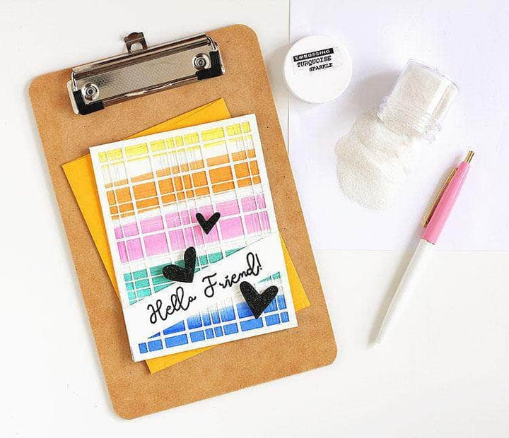 Part A-Glitz Art Craft Co.,LTD Dies Layered Plaid Cover Die A