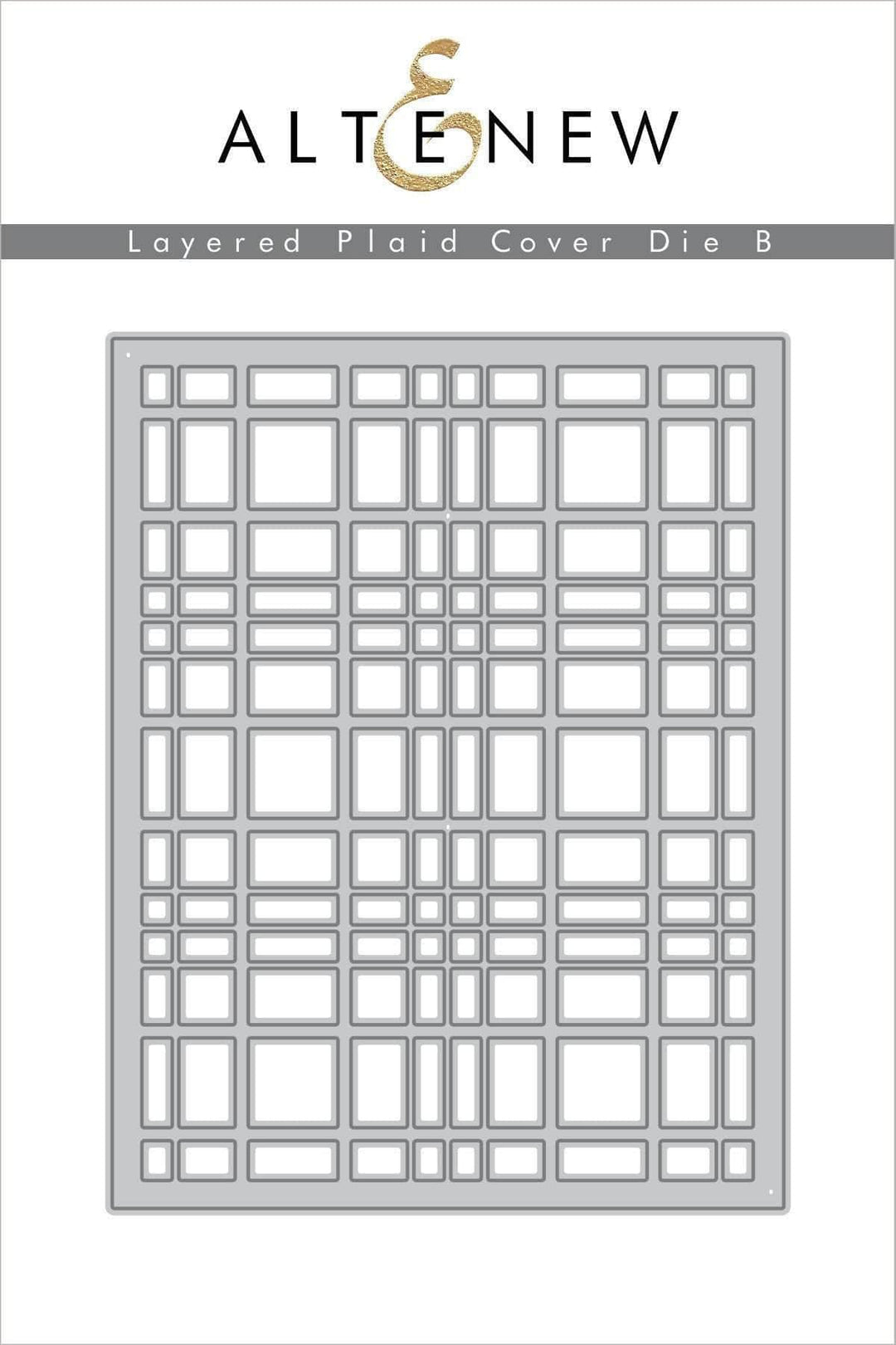 Part A-Glitz Art Craft Co.,LTD Dies Layered Plaid Cover Die B