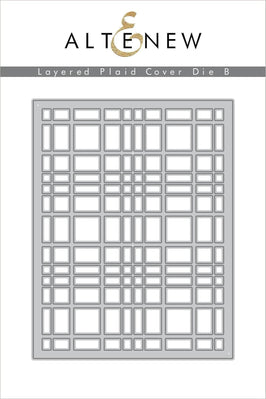 Part A-Glitz Art Craft Co.,LTD Dies Layered Plaid Cover Die B