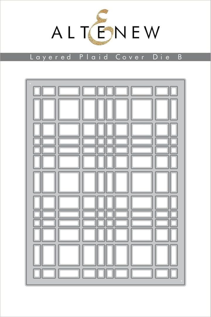 Part A-Glitz Art Craft Co.,LTD Dies Layered Plaid Cover Die B